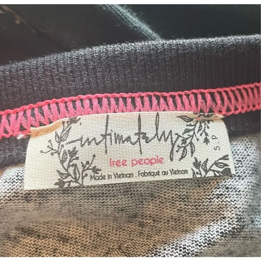 Free People Intimately Quilted Love Pajama Top
